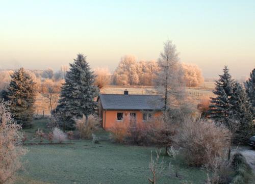 Unser Ferienhaus im Winter...