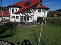 Ferienwohnung- Ley Haus von der Gartenseite